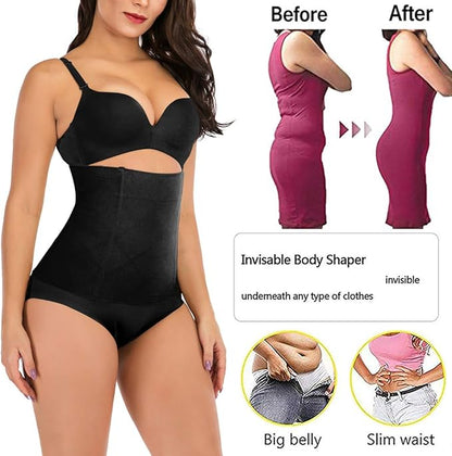 FUT Women's Waist Trainer Shapewear Tummy Control Waist Cincher Slim Body Shaper Postpartum Belly Band Wrap