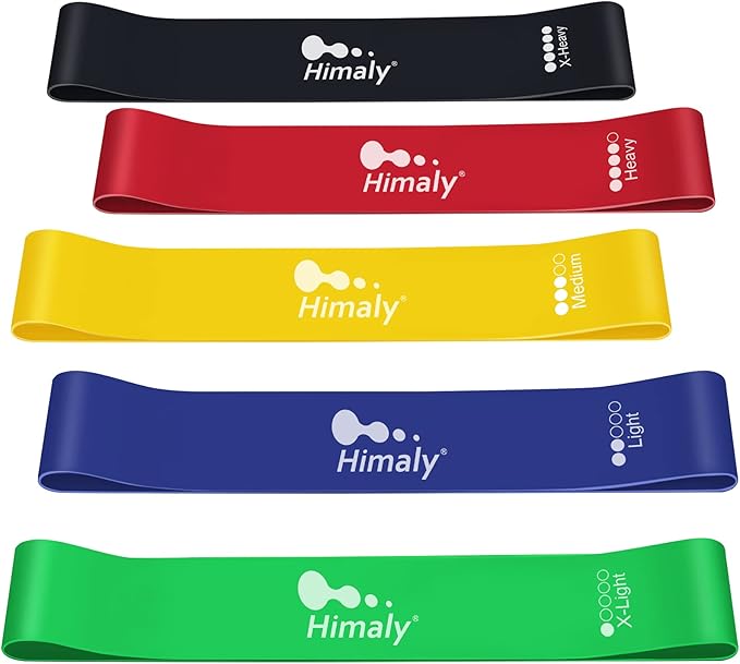 Himaly Anti-Break Resistance Band, Elastic Exercise Band, Hand and Ankle Straps, Indoor and Outdoor Fitness, Portable Resistance Band, Whole Body Exercise