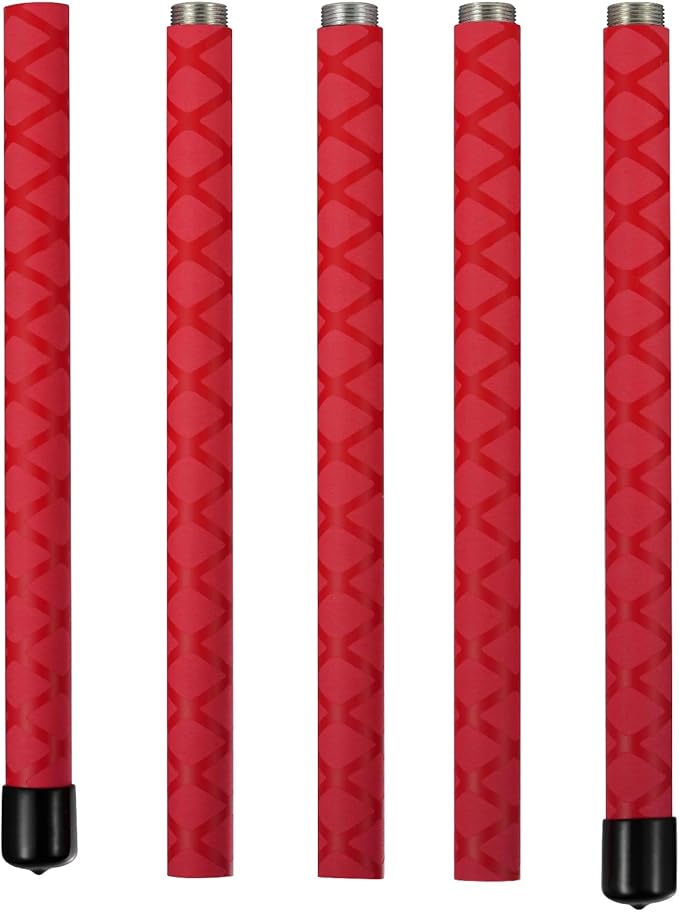 The Huang Yunming yoga stick is made of sturdy steel that is 5 feet high and an adjustable stretching stick, providing flexibility, agility, and balance. Multi functional fitness stick with 5 steel pipes