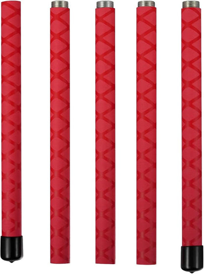 The Huang Yunming yoga stick is made of sturdy steel that is 5 feet high and an adjustable stretching stick, providing flexibility, agility, and balance. Multi functional fitness stick with 5 steel pipes