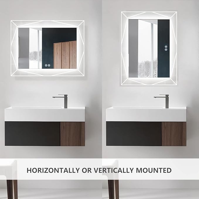 LED Bathroom Mirror with Lights 84 x 40