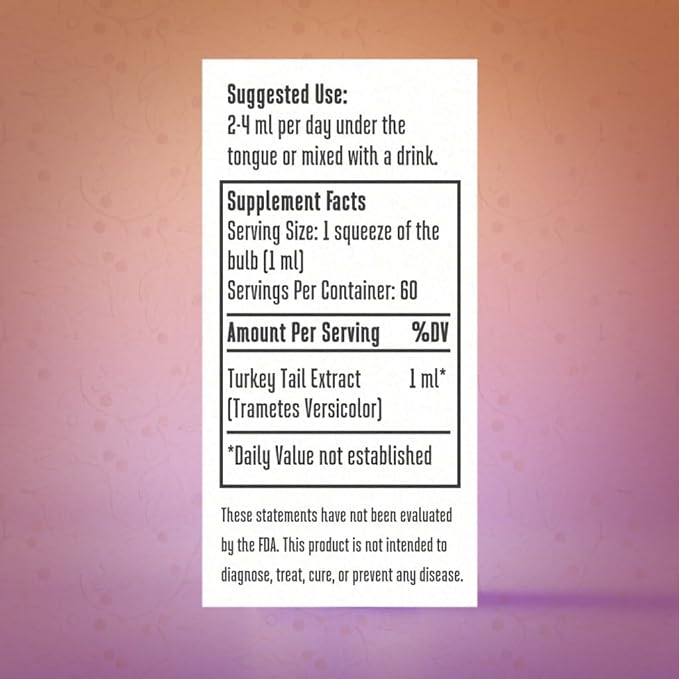 Hodgins Harvest Organic Turkey Tail Tincture | Made with Mushrooms Grown On Our Farm in The USA | Dual Extract | Extra-Concentrated (2 fl oz)