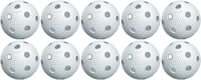 Floorball High School/Adult Stick Set with 12 Sticks, 12 Balls & Bag