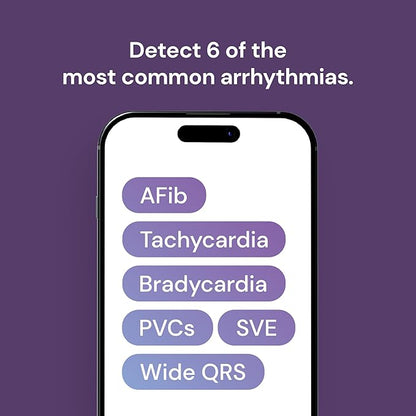 KardiaMobile 6L Max with 12-Month Subscription | 6-Lead Personal EKG Monitor | Heart Health Membership | Detects AFib & Irregular Arrhythmias | Easy Results in 30 Seconds | Works with Smartphones