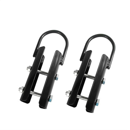 1½" Climbing Rope Clamp, 2 Sets 1.5” Battle Rope Attachment Hook Accessories, Rope Clasp for Rope Climb, Climbing Training Garage Home Gym Workout Fitness Strength Training
