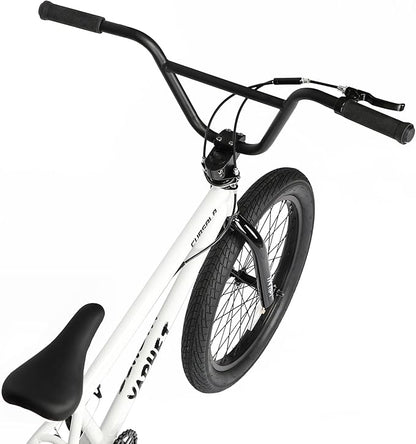 Freestyle BMX Bike, 20 Inch Yaphet Bicycle for Teen Beginner and Adult Riders, Bike with Hi-Ten Steel Frame, Multiple Colors