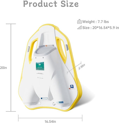 Electric Swimming Kickboard for Kids,Motorized Swim Board with Water Gun, Motorized Swim Training for Children Adults, 60N Thrust, 198 lbs Buoyancy, 25V Rechargeable Battery