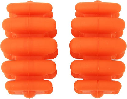 FOSA Archery Bow Limbs Stabilizer, Silicone, Universal Vibration Dampener, for (Orange)