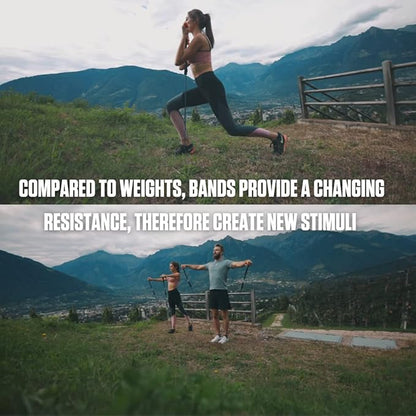 Angles90 Resistance Bands - Combine Resistance, Suspension & Weight Training - Home Workout Equipment