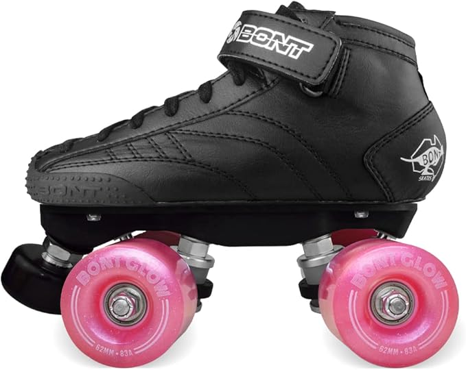 Bont Professional Roller Skate Prostar Kids Package with Glow Light Up Wheels