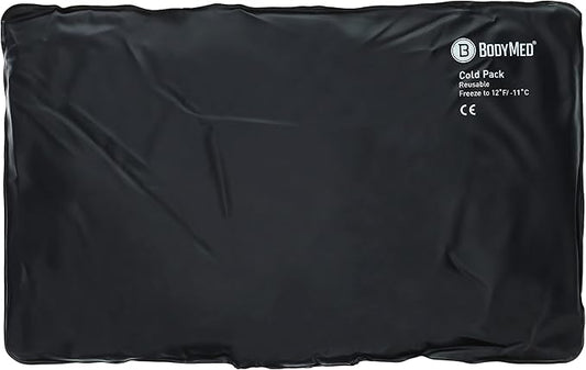 BodyMed Heavy Duty Reusable Urethane Ice Pack for Knee, Arm, Elbow, Shoulder, Back - Professional Grade Cold Therapy for Injuries, Aches, Swelling, Bruises, Sprains - 21 in. x 13 in. (Oversize)