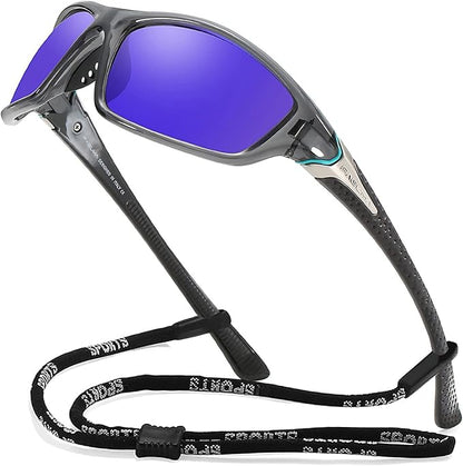 FAGUMA Sports Polarized Sunglasses For Men Cycling Driving Fishing UV400 Protection