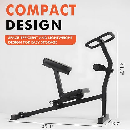 GMWD Stretch Machine, Full Body Stretching Equipment for Flexibility Training, Adjustable Leg Stretcher Machine, Lower Back Stretcher, Flexibility Trainer for Home Gym, Improve Mobility & Posture