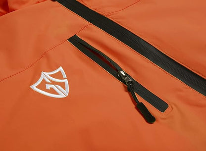 GIISAM Mens Windproof Jacket Waterproof Lightweight Mountain Sport Jacket for Men Hooded Windbreaker Raincoat