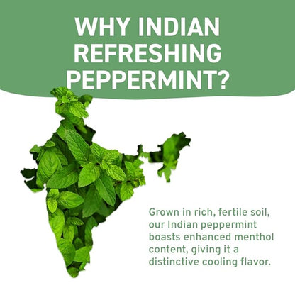 HANDPICK, Peppermint Tea, Eco-Conscious Tea Bags - 100 Count | Caffeine Free, Non-GMO | Minty, Fresh & Cool flavor | Direct From Source