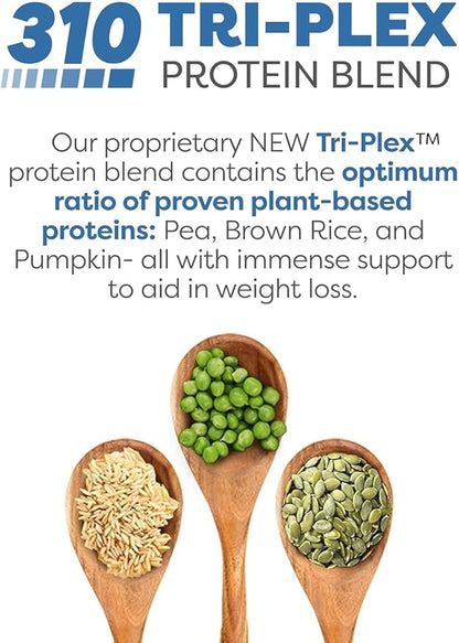 310 Nutrition All-In-One Meal Replacement Shake Powder - Plant-Based Protein Smoothie Blend w/High Fiber, Probiotics & Adaptogens - Low Carb, Vegan, Keto & Paleo Friendly - Cookies N Cream - 14 Srv