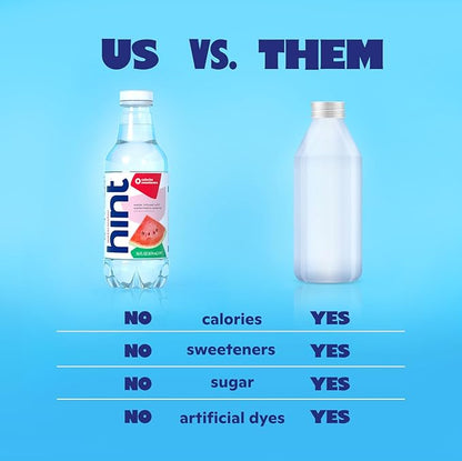 Hint Fruit-Infused Bottled Water, Tangerine - Sugar Free Flavored Water with Zero Calories, Naturally Flavored, and No Artificial Sweeteners - 16 Fl Oz (Pack of 12)