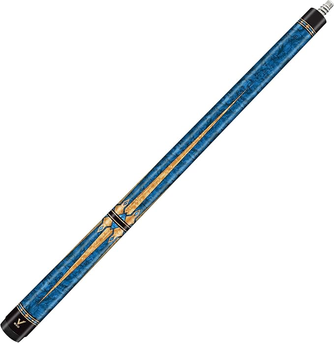 EVO Pegasus Jump Cue Stick, 29” Glassfiber Hybrid pro Taper mini 3/8-8 Joint, Tip Brown Bakelite, 13.9mm, Carbon Composite Cue Butt, 3 Pieces