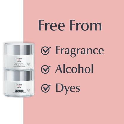 Eucerin Q10 Skin Care Set, Anti Wrinkle Daily Face Cream with Biotin (1.7 Oz) + Anti Wrinkle Night Cream with Pro-Retinol (1.7 Oz), Fragrance Free Face Moisturizer for All Skin Types