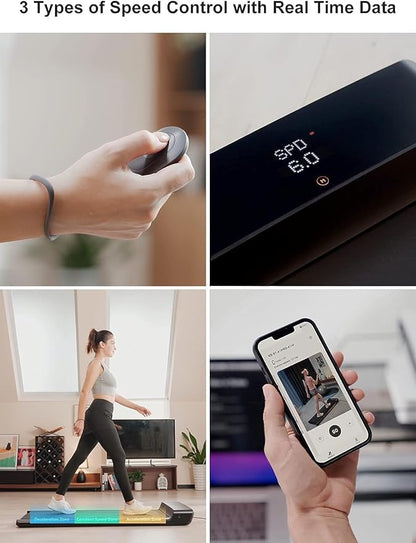 WALKINGPAD Foldable Walking Pad Treadmill for Home Office, Under Desk Treadmill with Adaptive Speed Control, Compact Design for Small Spaces, No Assembly Needed