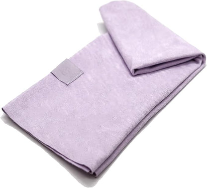 Eunzel 2 Pack Hot Yoga Hand Towel, Super Absorbent Suede Sweat Towel for Hot Yoga, Pilates and Workout 16" x 26.5",Taro Purple