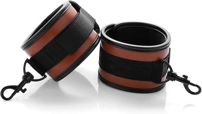 6pcs Black PU Adjustable Straps Sports Training Fitness Gear Home Yoga Set