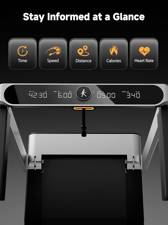 WALKINGPAD X Series Folding Treadmills for Home, Smart Vertical Fold, LED Display with Rotary Control, No Assembly