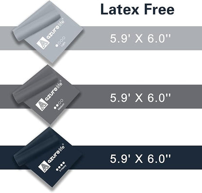 Resistance Bands,Professional Long Non-Latex Elastic Stretch Bands,Exercise Bands for Physical Therapy, Yoga, Pilates, Rehab, at-Home or The Gym Workouts, Strength Training