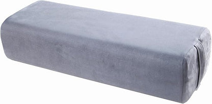 NGT new guide steps Yoga Bolster Pillow for Meditation and Support - Rectangular Yoga Cushion Foam Wedges Washable Suede Pillowcase for Men and Women with Carry Handles.…