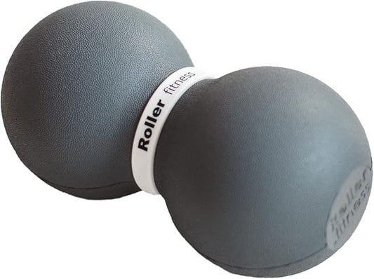 Infinity Roller, Peanut Foam Roller, Large 8-Inch Double Massage Ball Exercise Roller (Gray - Soft)