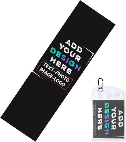 Custom 1-100PCS Cooling Sports Towel, Personalized Photo Logo Soft Cold Exercise Towel for Neck and Face Customized Quick-Drying Cooling Wrap Fitness Workout Sweat Towel 12"x40" (2)