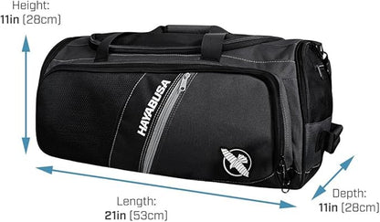 Hayabusa Ryoko Duffle Bag - Black/Grey, 50L