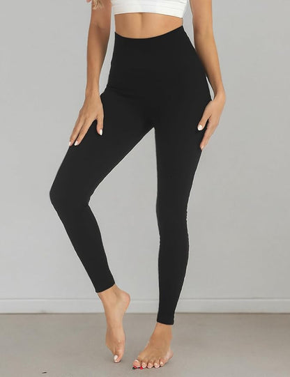 DIBAOLONG Womens High Waist Yoga Pants Cutout Ripped Tummy Control Workout Running Yoga Skinny Leggings