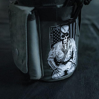 Iron InfideI Battle Bottle Sleeve - 64 oz and 32 oz Water Bottle Sleeve Only for Half Gallon 1L Steel Water Bottle | Rugged Cover with Molle for Versatile Design with Storage for Phone, Wallet & Keys