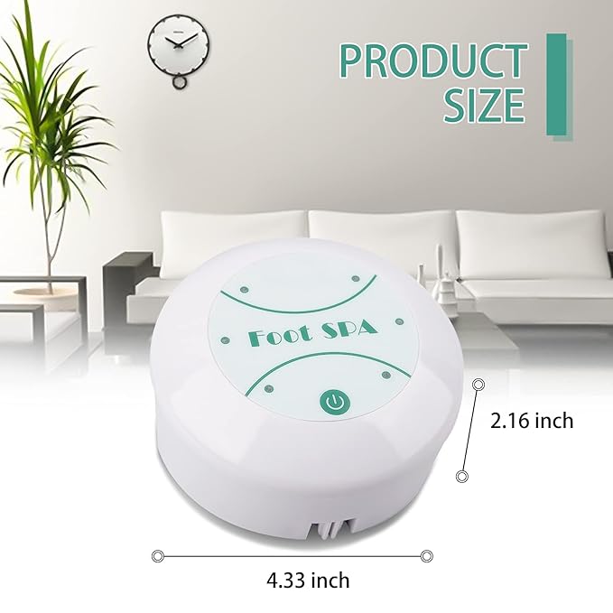 Foot Detox Machine, Portable Ionic Foot Bath Detox Machine, Ion Foot Spa Cleanser for Home Travelling USE with 10 Liners