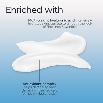 Eucerin Face Immersive Hydration Gel Cream with Hyaluronic Acid, Ultra-Lightweight Face Moisturizer Smooths Fine Lines and Wrinkles, 1.7 Oz Jar