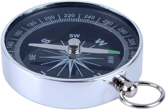 10pcs Compass Aluminum Edge Pocket Size Waterproof Compass
