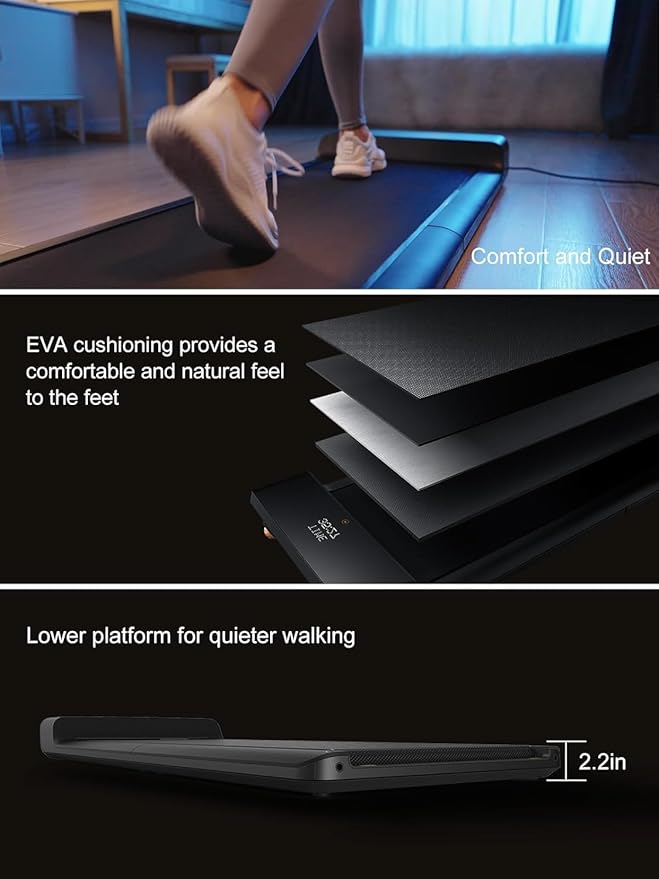 WALKINGPAD Foldable Walking Pad Treadmill for Home Office, Under Desk Treadmill with Adaptive Speed Control, Compact Design for Small Spaces, No Assembly Needed