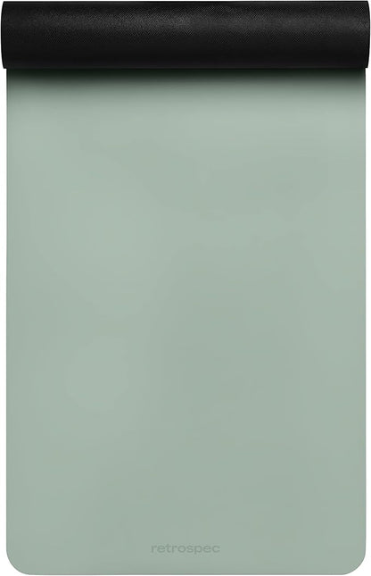 Retrospec Laguna 5mm Yoga Mat - Fitness Mat for Women, Men & Children, Slip-Resistant and Moisture Absorbing Exercise Mat for Home, Pilates, Yoga and Floor Workouts