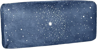 YOGA DESIGN LAB | The Yoga Bolster | Comfortable, Supportive Eco-Friendly Luxury Yoga Cushion | Recycled Plastic Bottle Microfiber | Natural Cotton, Foam Filling (Celestial)