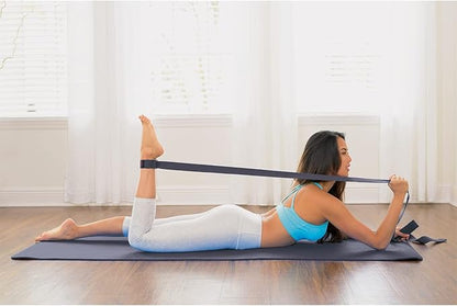 Clever Yoga - 7 Piece Yoga Kit for Women & Men, 6mm Cushioned Mat, 2 Blocks, Strap, Mat and Hand Towels & Carrying Bag - Starter Yoga Set, Accessories & Equipment for Home Workout