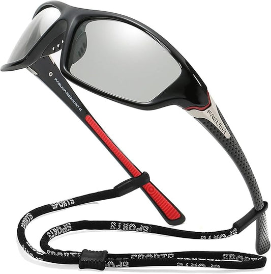FAGUMA Sports Polarized Sunglasses For Men Cycling Driving Fishing UV400 Protection