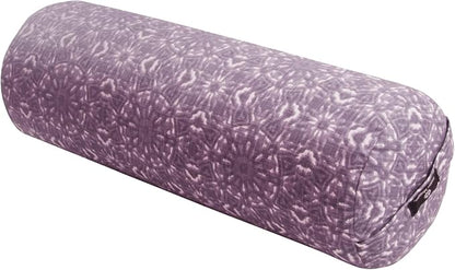 Hugger Mugger Round Yoga Bolster - Firm Round Shape, Higher Profile, Great Under Knees, Soft Support, Handmade in The USA