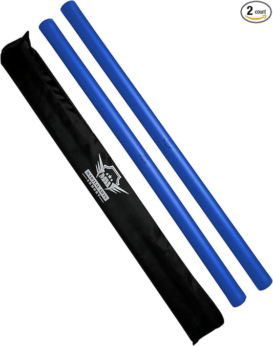 Foam Escrima Sticks with Armory Carry Bag Case - Pair