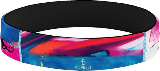 FlipBelt Zipper Running Belt, Waist Pack for Fitness and Running, US Company