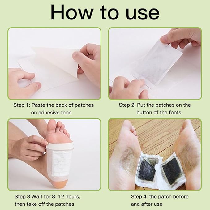 20 PCS Foot Patch,Natural Wormwood Foot Patch,Foot Pad for Foot Care