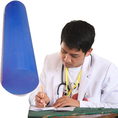 Foam Roller Back Leg Muscle Pain - Small Size Medium Density EVA Muscle Recovery Roll Ø3.75"x18" for Physical Therapy, Helps as Spine Cracker Stretcher