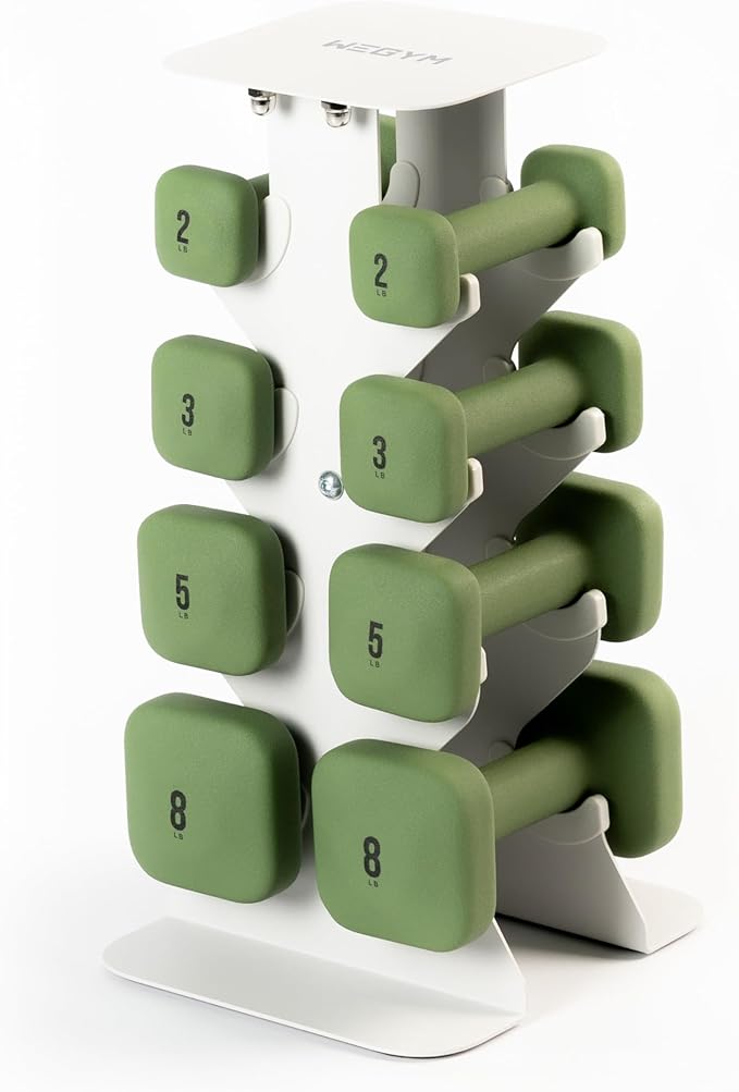 SafeGrip Dumbbells, Anti-Slip, Anti-Roll, Thick Handles, Free Weights, Square Dumbbells for Secure Workouts at Home, Weightlifting, and Personal Training