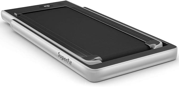 GYMAX Walking Pad, 2.25HP Dual Display Foldable Treadmill for Home with Remote/Smart App Control, Portable Compact Treadmill for Office Under Desk, Folding Running Machine for Small Spaces