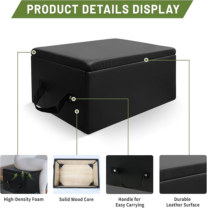 Foldable Pilates Reformer with Sitting Box, Double Jump Boards – Wooden Pilates Reformer Machine with Velvet Straps, German Springs, Smooth Aluminum Rails, Pilates Machine for Home